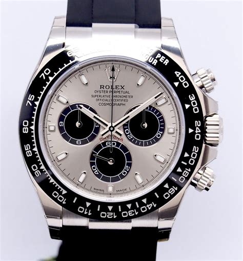 rolex white gold daytona|18k gold rolex daytona.